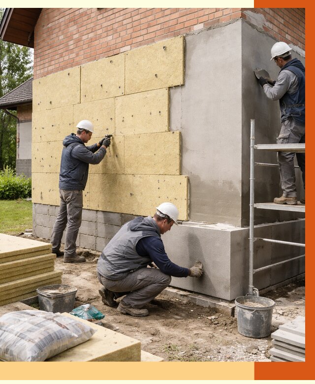 Утепление частного дома в Канске под ключ от 8197 руб/м2 — недорого | ТепломастерКнс