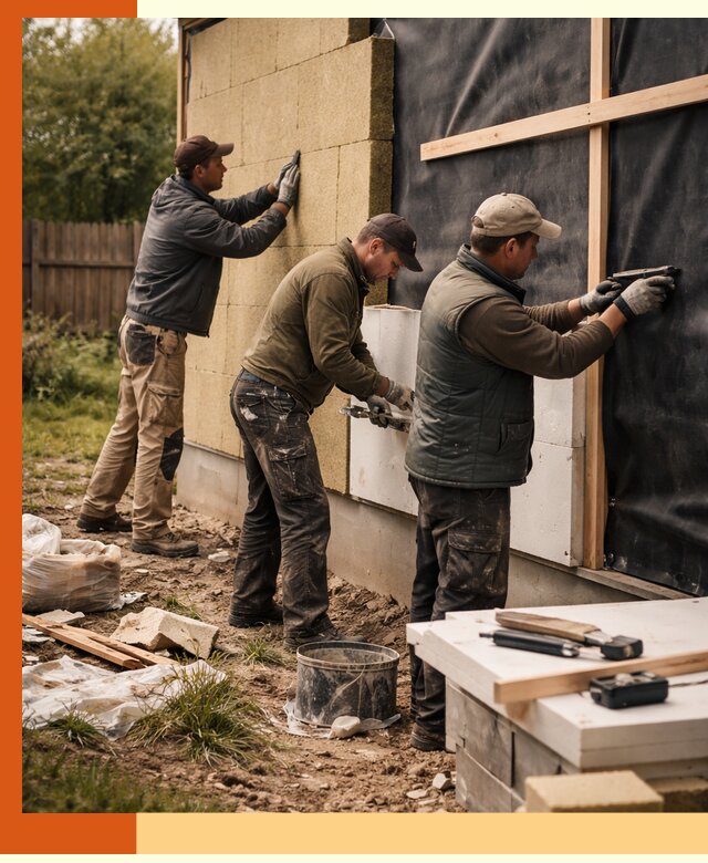 Утепление дачного дома под ключ в Канске