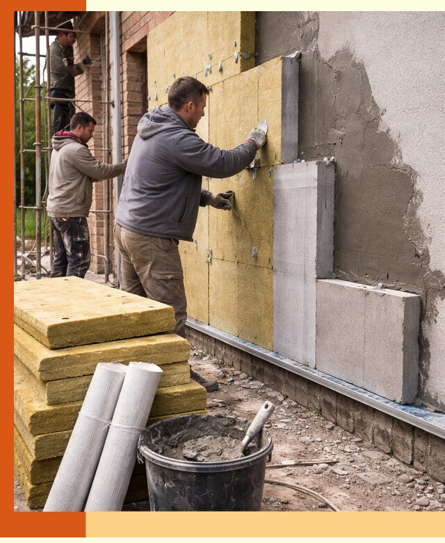 Утепление кирпичного дома под ключ в Канске