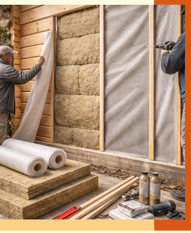 Утепление дома из минибруса в Канске от 4918 руб/м2 — заказать профессионально | ТепломастерКнс