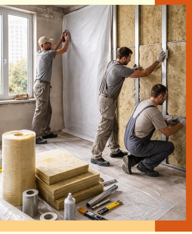 Утепление квартиры в Канске от 4918 руб/м2 — утеплить квартиру изнутри и снаружи | ТепломастерКнс