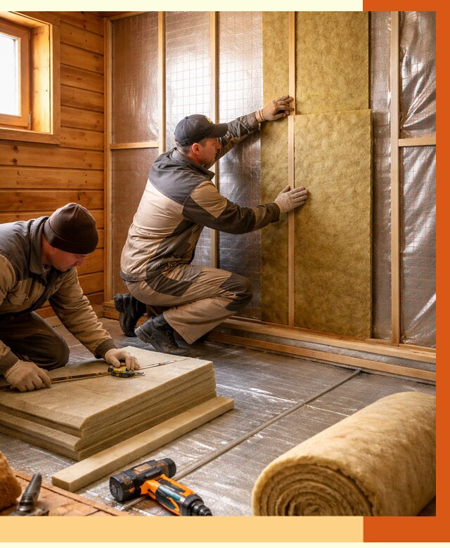 Утепление бани изнутри в Канске под ключ от 4590 руб./м² | ТепломастерКнс