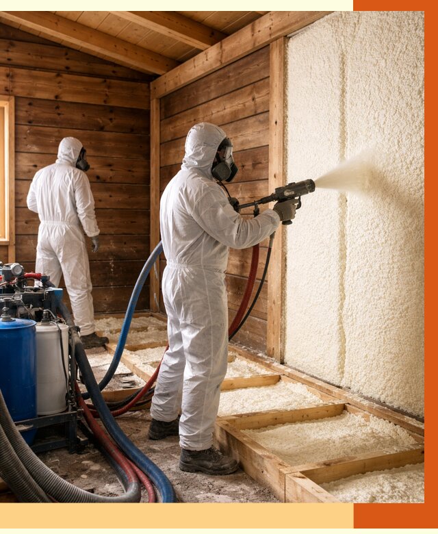 Утепление бани ппу в Канске под ключ от 4590 руб./м2 | ТепломастерКнс - напыление и монтаж ппу