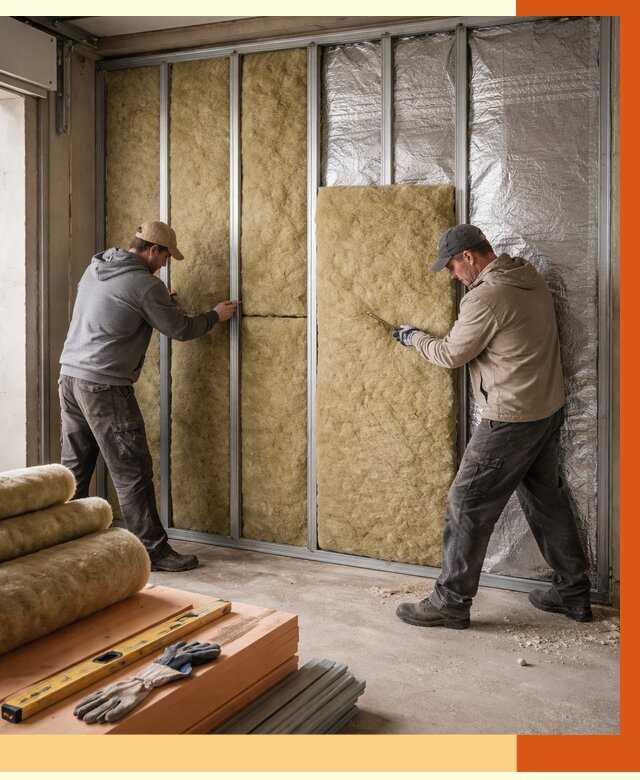 Утепление гаража изнутри в Канске от 8197 руб/м2 — работы и цена | ТепломастерКнс