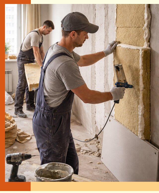 Утепление стен изнутри в Канске — качественно и эффективно