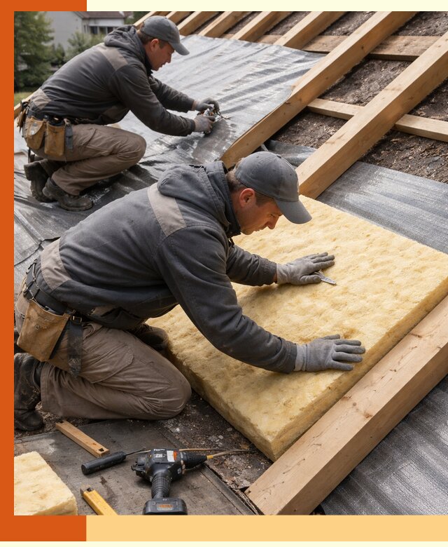 Профессиональное утепление крыши в Канске качественно и надежно