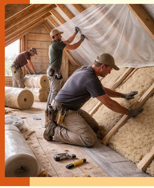 Утепление крыши изнутри в Канске: профессионально и надежно