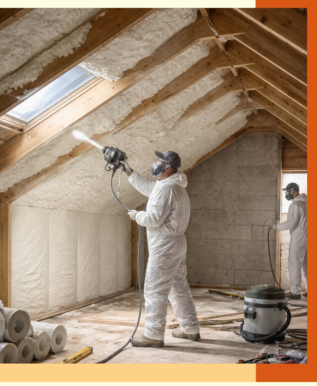 Утепление мансарды ППУ в Канске от 3005 руб./м² — заказать под ключ | ТепломастерКнс