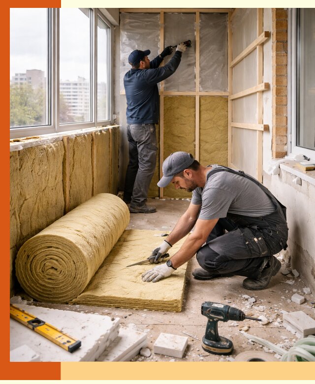 Утепление балкона под ключ в Канске качественно и быстро