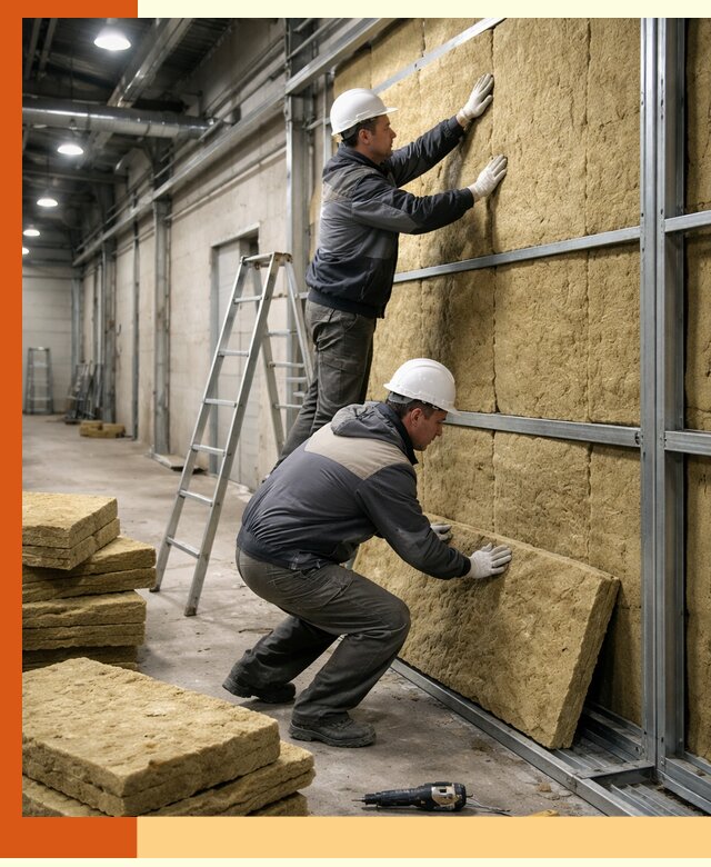 Утепление цеха под ключ в Канске с гарантией качества