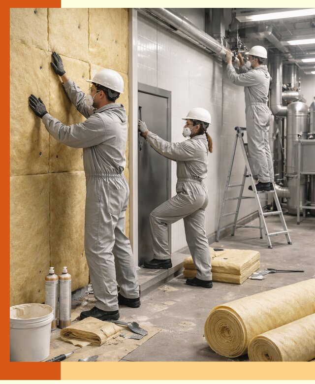 Утепление пищевого цеха под ключ в Канске