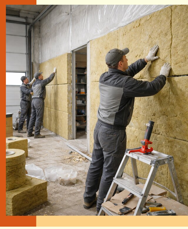 Утепление автосервиса и мастерских в Канске качественно и надёжно