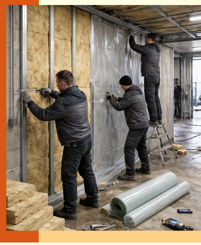 Профессиональное утепление автомойки в Канске для любого типа помещений