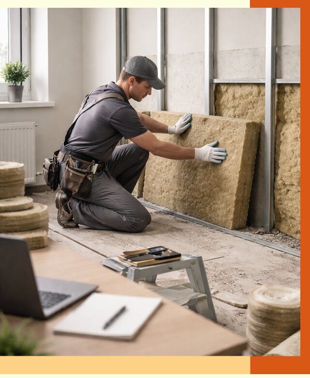 Утепление офиса в Канске от 4918 руб/м2 — комплексное утепление офиса под ключ | ТепломастерКнс