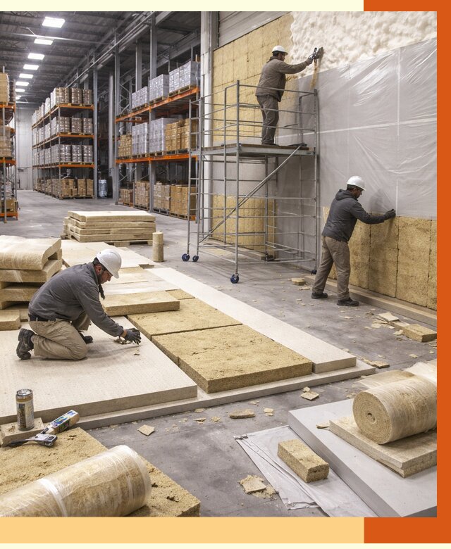 Утепление складского терминала в Канске от 8197 руб./м² под ключ | ТепломастерКнс