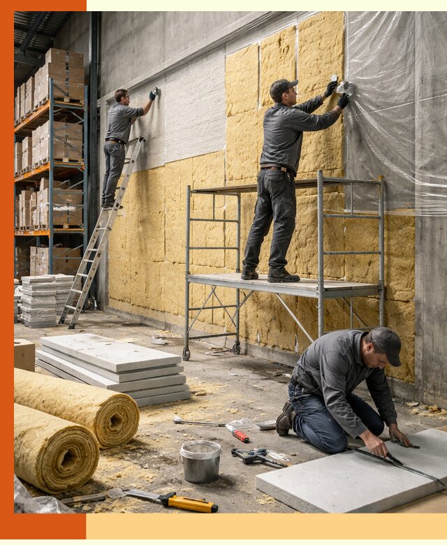 Утепление холодного склада под ключ в Канске