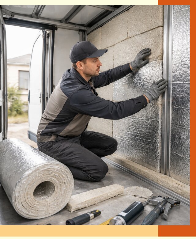 Утепление фургона рефрижератора в Канске от 13661 руб./м² под ключ | ТепломастерКнс