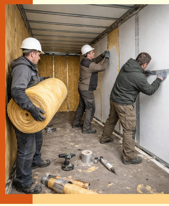 Утепление рефрижераторного контейнера в Канске профессионально и надежно