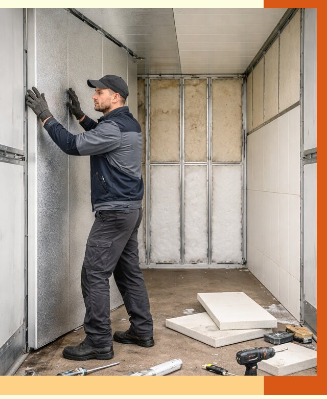 Утепление холодильного кузова в Канске от 14754 руб. под ключ | ТепломастерКнс