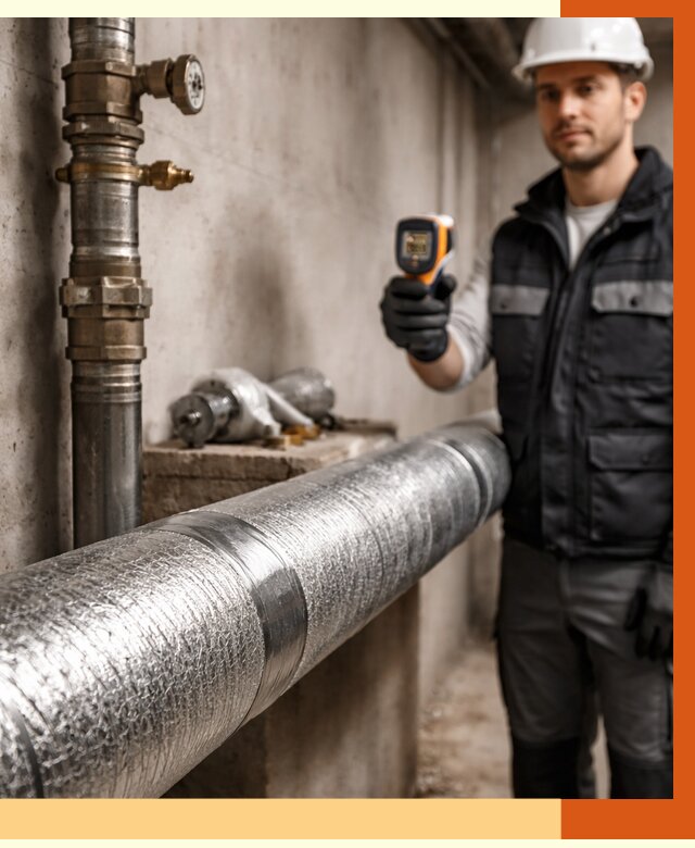 Утепление труб водоснабжения в Канске от 9290 руб. за м² — услуги ТепломастерКнс