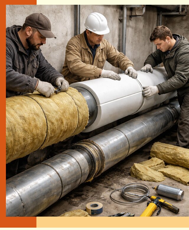 Утепление трубопровода в Канске с гарантией энергоэффективности