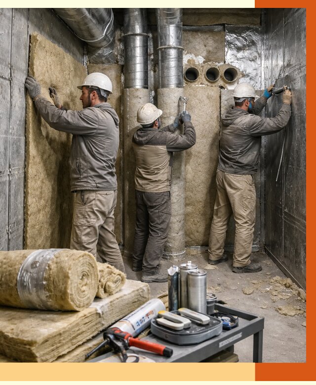 Утепление венткамеры в Канске под ключ от 1585 руб. — профессионально | ТепломастерКнс