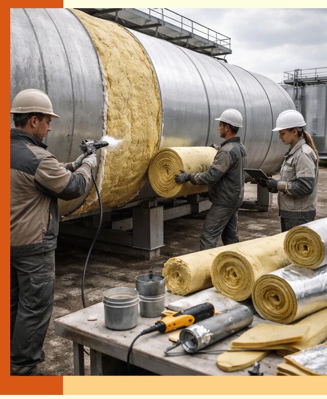 Утепление цистерны в Канске — утеплители и монтаж под ключ