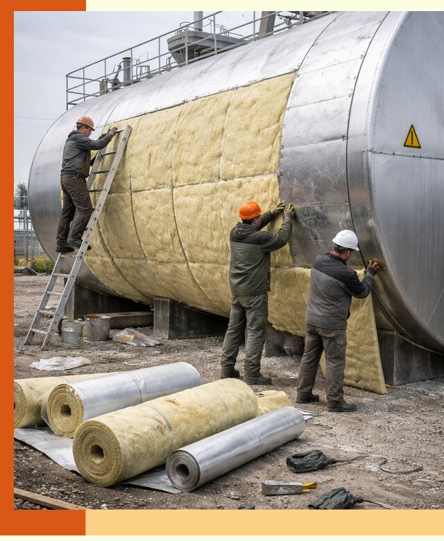 Утепление резервуаров с топливом в Канске надежно и экономично