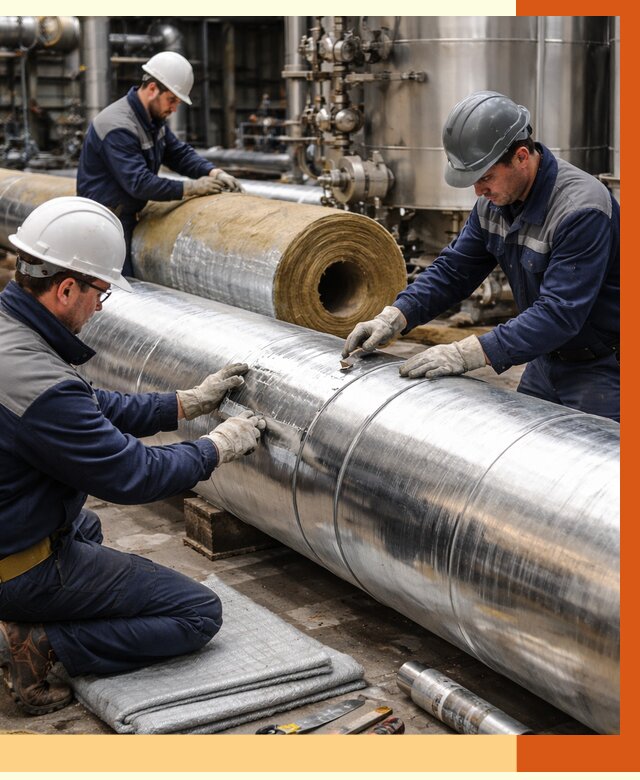 Утепление технологического оборудования в Канске от 4590 руб. за м2 | ТепломастерКнс