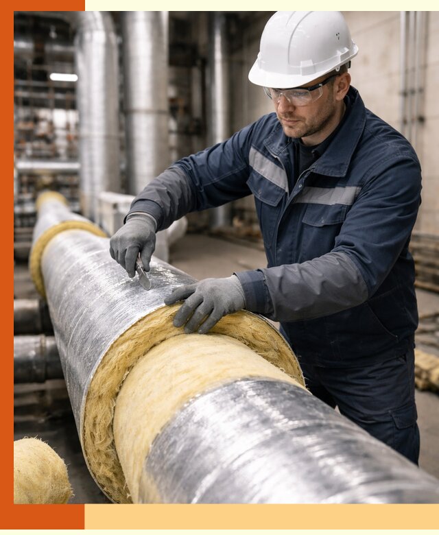 Утепление технологического оборудования и заводских установок в Канске