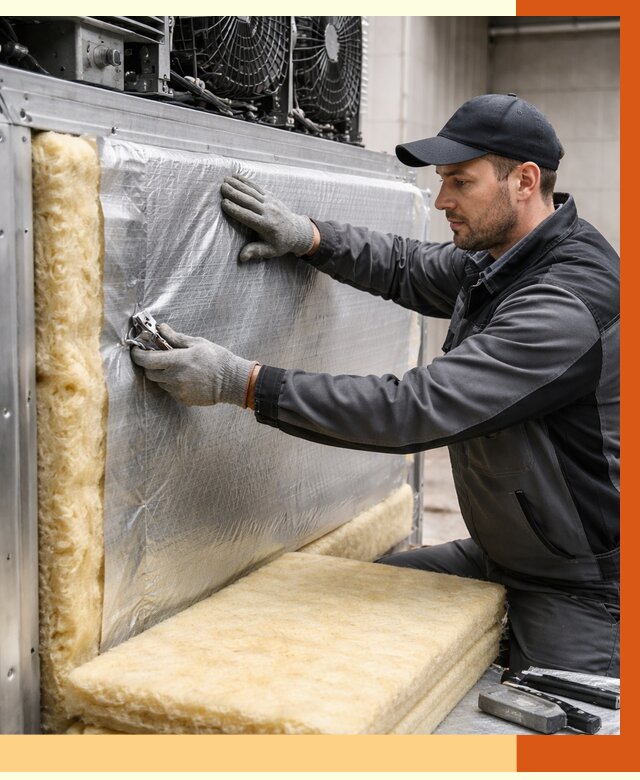 Утепление холодильного агрегата в Канске от 9290 руб. под ключ | ТепломастерКнс