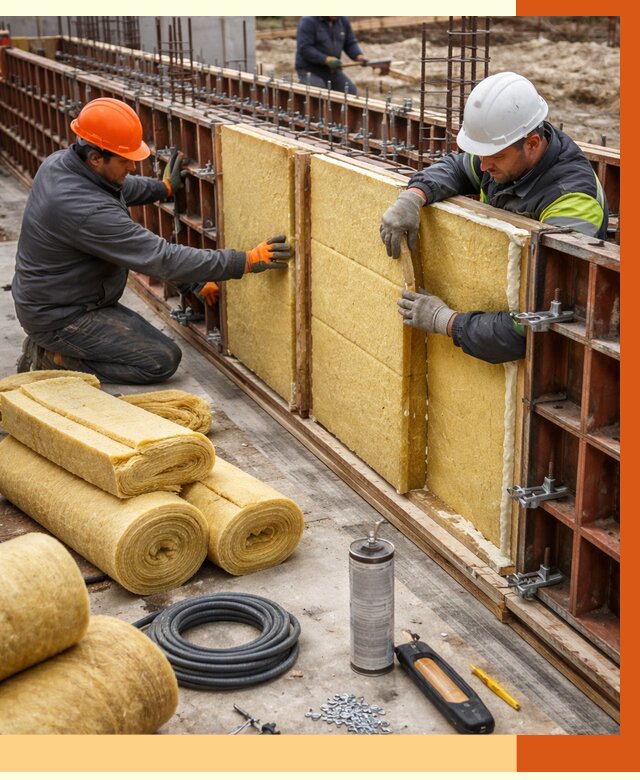 Теплоизоляция опалубки в Канске от 7869 руб. за м2 — услуги и монтаж | ТепломастерКнс