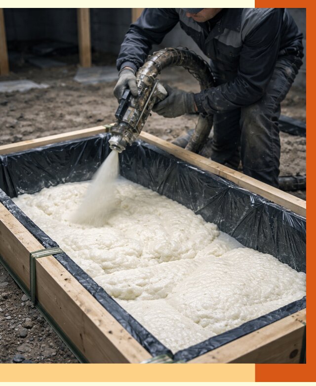 Заливка ППУ в формы в Канске от 2732 руб. — утепление форм под ключ | ТепломастерКнс