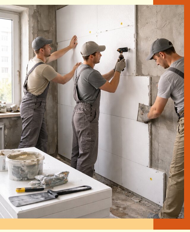 Утепление пенопластом домов и стен в Канске от 2022 руб. — ТепломастерКнс