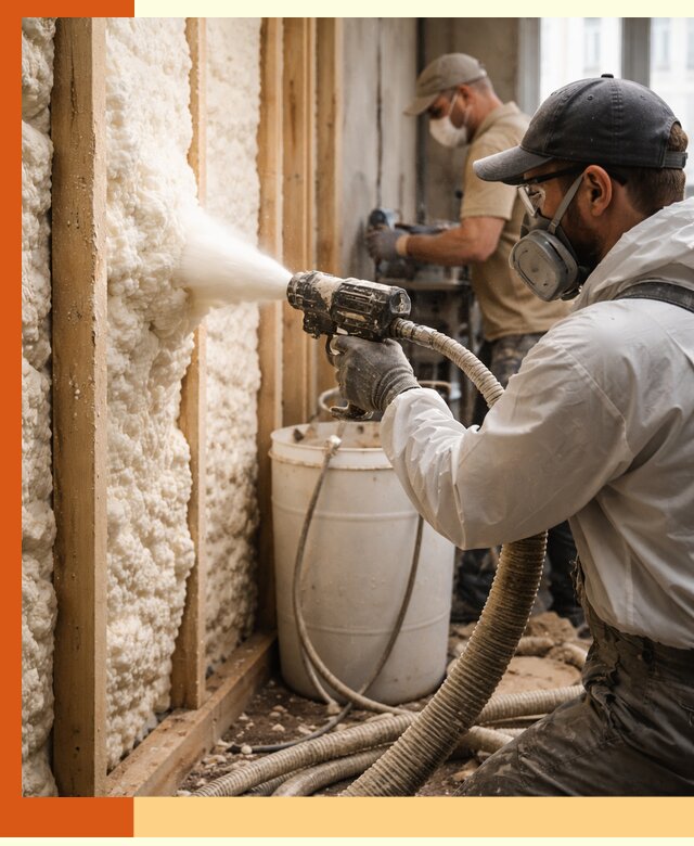 Утепление пеноизолом жилых и коммерческих объектов в Канске