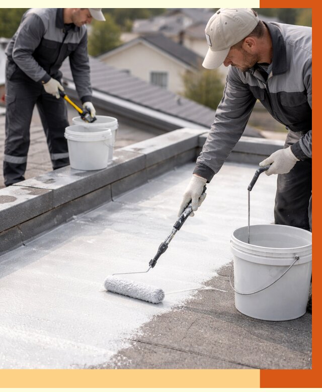 Утепление кровли жидкой теплоизоляцией в Канске от 2350 руб./м2 | ТепломастерКнс