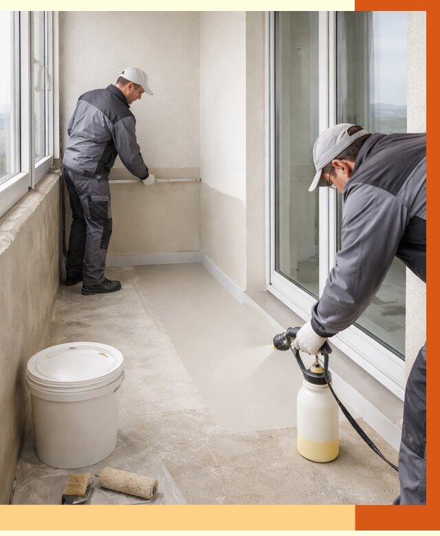 Утепление балкона жидкой теплоизоляцией в Канске от 6284 руб./м2 | ТепломастерКнс