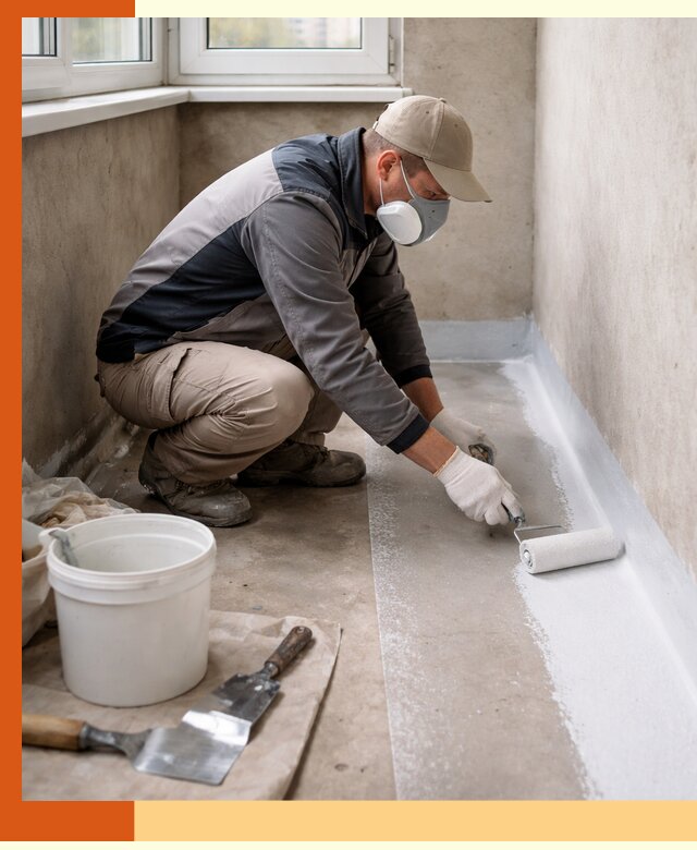 Утепление балкона жидкой теплоизоляцией в Канске