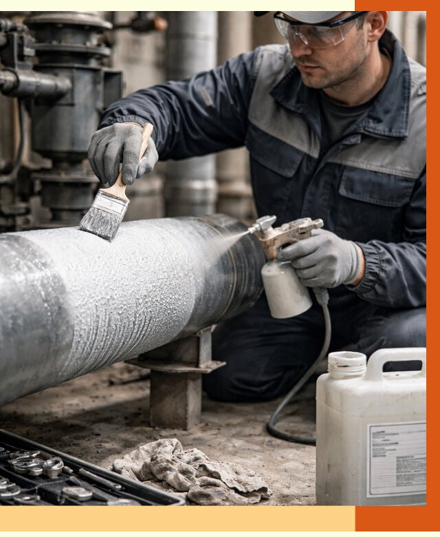 Утепление оборудования жидкой теплоизоляцией в Канске от 4918 руб. | ТепломастерКнс