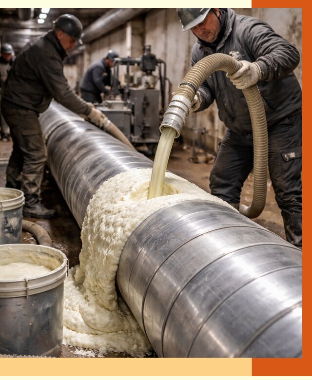 Утепление теплотрассы жидкой теплоизоляцией в Канске от 4590 руб. | ТепломастерКнс