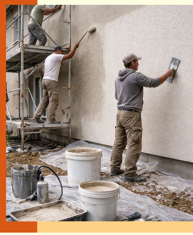 Утепление фасада жидкой пробкой в Канске