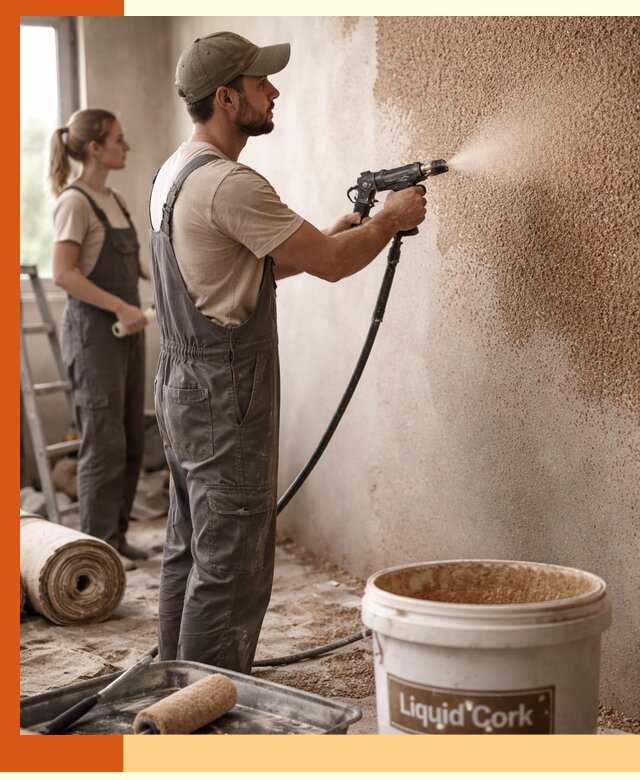 Утепление стен жидкой пробкой в Канске эффективное и долговечное