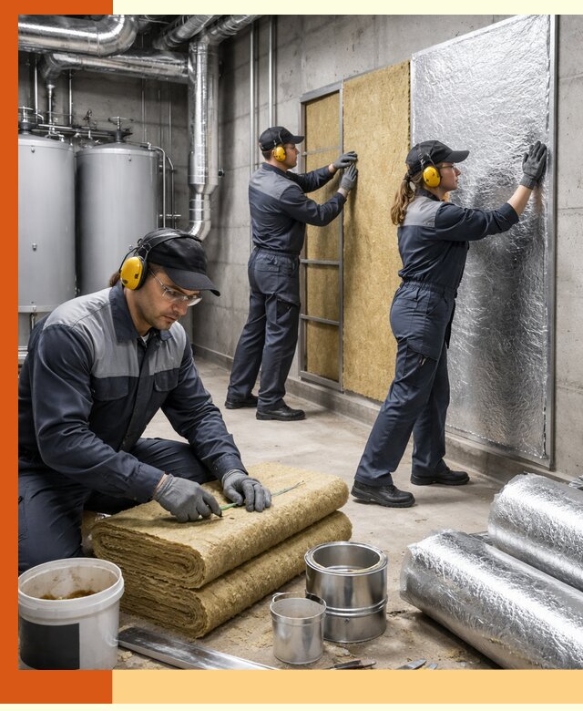 Шумоизоляция котельной в Канске: профессиональный монтаж и материалы