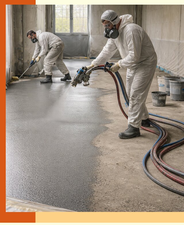 Гидроизоляция полимочевиной полов и конструкций в Канске