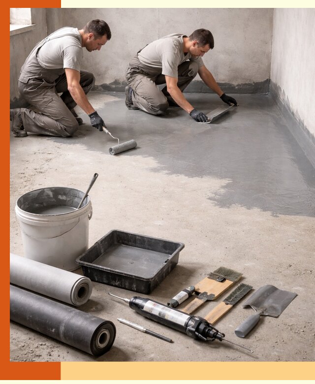 Гидроизоляция пола в Канске — надежная защита от влаги и протечек
