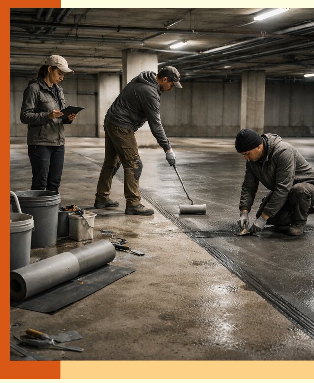 Гидроизоляция паркинга в Канске: качественная защита зданий