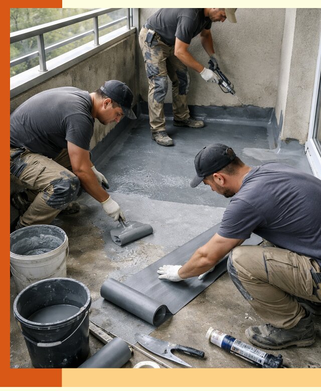 Гидроизоляция балкона в Канске: надежная защита от протечек