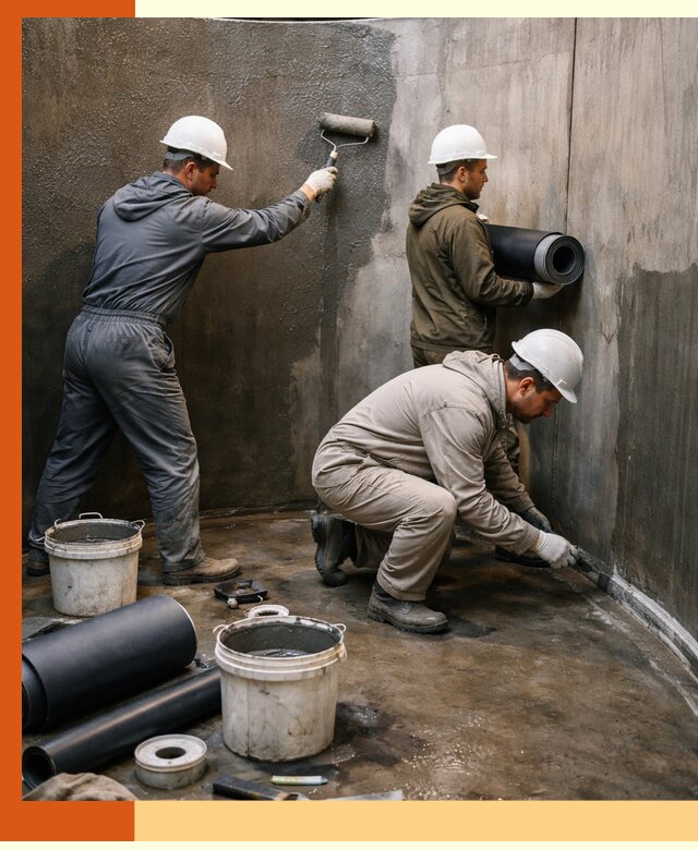 Гидроизоляция резервуара профессионально в Канске