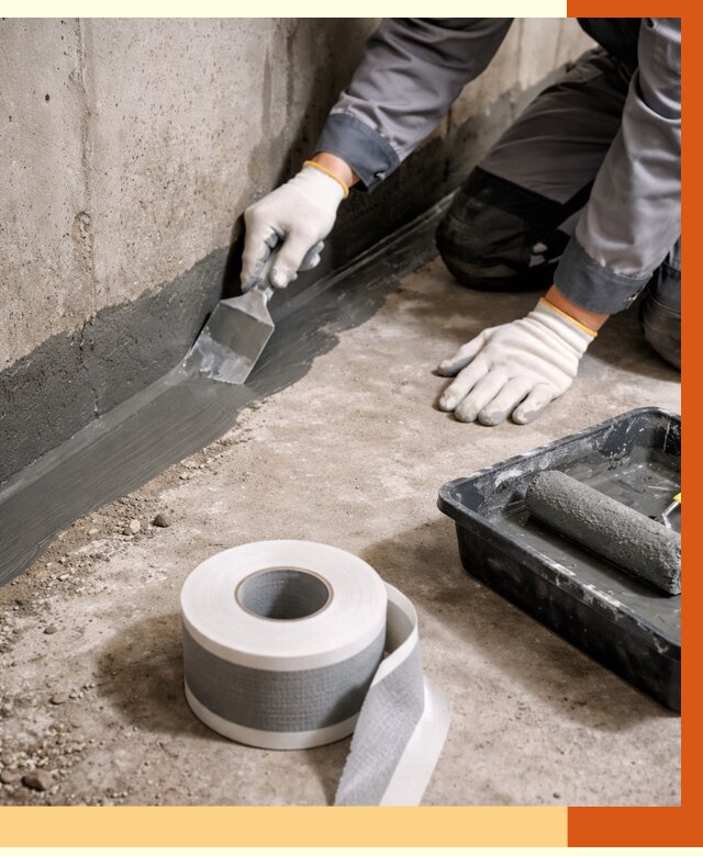 Гидроизоляция швов и герметизация стыков в Канске от 1366 руб. | ТепломастерКнс