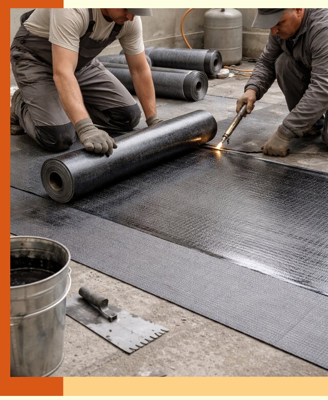 Монтаж гидроизоляционной мембраны в Канске для зданий и конструкций